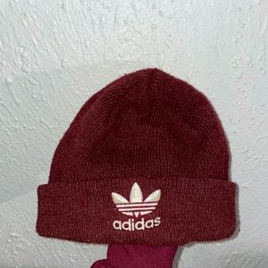 Maroon Adidas Beanie- great condition